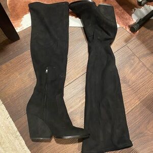 Calvin Klein Black Over the Knee Boots